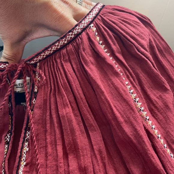 Étoile Isabel Marant peasant top size 6 US - Picture 6 of 7